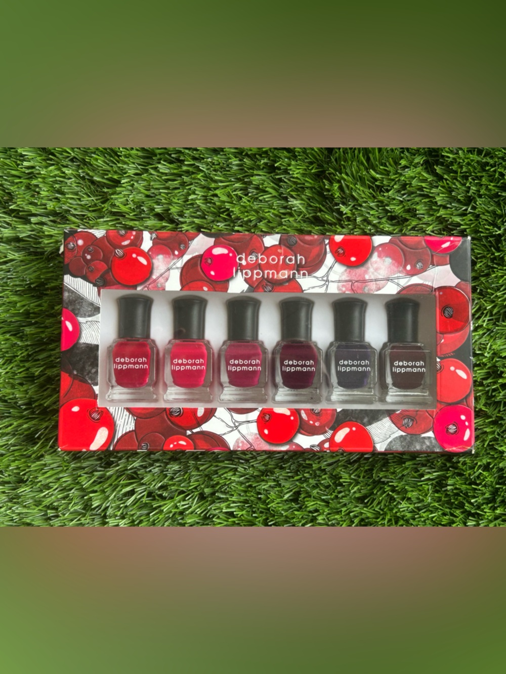 Deborah Lippmann Red & Berry Nail Lacquer from the very berry colle Set - 6 Pack